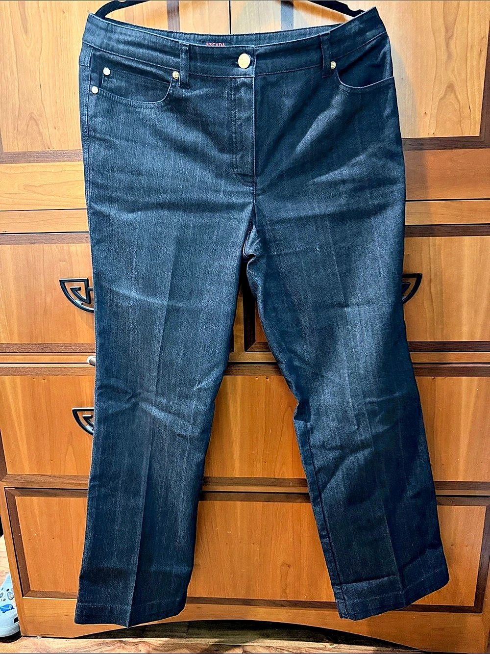 Escada Boot Cut Jeans in Black